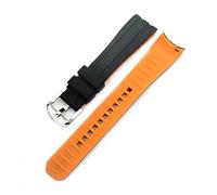 Braceuse en caoutchouc à extrémité incurvée Bracelet de poignet en silicone à libération rapide ajustement pour Omega Fit pour Seiko Fit pour Tissot Fit pour Tudor Watch Band 18 mm 20 mm 22 mm STRAP