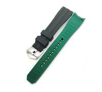 Braceuse en caoutchouc à extrémité incurvée Bracelet de poignet en silicone à libération rapide ajustement pour Omega Fit pour Seiko Fit pour Tissot Fit pour Tudor Watch Band 18 mm 20 mm 22 mm STRAP