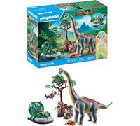 PLAYMOBIL 71819 Brachiosaure, explorateurs, aéroglisseur