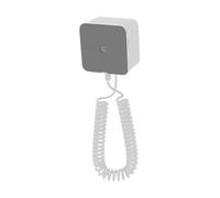 Bracket De Commande Emote | 4.72 Pouces Support De Télécommande Magnétique | Abs + PU Caddy à Télécommande Antivol pour Le Dos | ÉTirable Sécurisé avec Corde Rétractable pour Organisation Maison TV