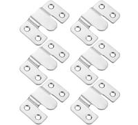 Bracket de montage à chasse d'eau 6pcs, cintres d'images en acier inoxydable avec vis, cintre photo robuste, taquet français à l'épreuve de la rouille, kit suspension murale pour la maison, bureau