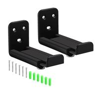 Bracket de Porte-Parole de Haut-Parleur, Tenue sûre, sans Glissement et réglable, Support pour systèmes de Divertissement sous la télévision, Accessoires pour Appartements et Bureaux | App