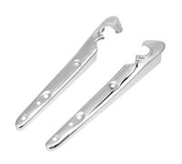 Bracket de Support arrière arrière Turn Struts Compatible avec Les modèles Sportster XL883 XL1200, y Compris Les Deux et Quarante-Huit Motos Chrome Black Finish(Chrome)