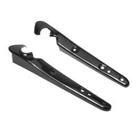 Bracket de Support arrière arrière Turn Struts Compatible avec Les modèles Sportster XL883 XL1200, y Compris Les Deux et Quarante-Huit Motos Chrome Black Finish(Black)