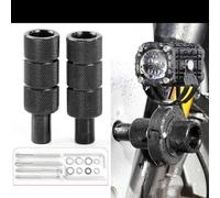 Bracket Extension Fender Scooter Fixation Rapide(Black) | Alliage pour aluminium pour robuste, résistance rouille, usage prolongé, fixation stable, design durable