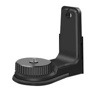 Bracket L aimant, supports L magnétiques lourds - Adaptateur de trépied pivot à 360 degrés - Adaptateur de mise à niveau du support de réglage fin, base filetée de 1/4 pouce pour mur et plafond monté