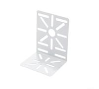 Bracket pour caméra Extérieur Acier Angle Réglable Bracket pour(Large) | Montage mural, plafond vertical, design en L pour robuste, finition blanche, installation facile
