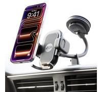 Bracketron TripGrip Pro Support de téléphone pour voiture avec col de cygne flexible de 19,1 cm pour tableau de bord et pare-brise Compatible avec la plupart des smartphones
