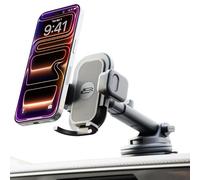 Bracketron TripGrip Pro Support de téléphone universel pour voiture avec bras télescopique (8,9 cm à 16,5 cm) pour pare-brise et tableau de bord - Compatible avec la plupart des smartphones