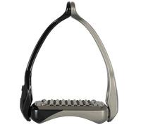 Brackets anglais Modèle Opera en polymère bicolore noir et gris Acavallo