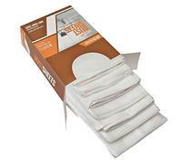 Brackit Dust Sheet, 8 Extra Large Quality Sheets, 4 x 5 metres (13 x 16 Feet) - Heavy Duty Protection for Painting and Decorating