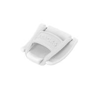 Bracks Pince à Lacets de Chaussure, Clip de Sécurité Innovant pour Tout Type de Chaussure, Facile et Efficace, 1 Paire, blanc-blanc