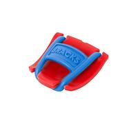 Bracks Pince à Lacets de Chaussure, Clip de Sécurité Innovant pour Tout Type de Chaussure, Facile et Efficace, 1 Paire, rouge-bleu