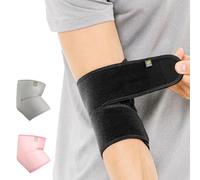 Bracoo Coudière ES10, Attelle de Coude Réglable, Néoprène Respirant, Douleurs Articulaires et Arthritiques, Blessures Sportives, Prévention, Soutien Modéré (Noir)