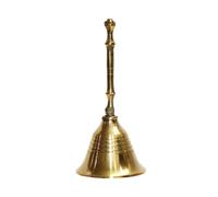 BRACOP® Cloche d'église, Cloche d'entrée Maison, décoration d'arbre de Noël, Figurines en métal, 1 pièce, Cloche d'appel, Cloche à Main Antique, Cloche d'église, Cloches de traîneau