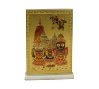 BRACOP® Jagannath Statue Petite Déesse Indienne Sculpture Décorative Figurine Religieuse Temple Hindou Décoration Méditation Figur Mini Statue pour Bureau, Voiture, Bureau Cadeaux