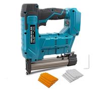 Brad Cloueuse sans fil compatible avec batterie Makita 18 V, amélioré 2 en 1 pistolet à ongles électrique/agrafeuse pour bricolage du bois, avec 1000 clous et 1000 agrafes