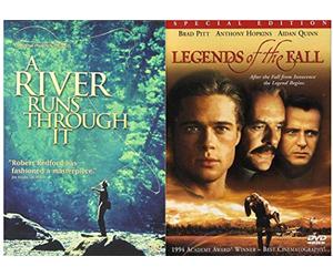 Brad Pitt 2-Movie Collection A River Runs Through It & Legends of the Fall 2-DVD Bundle