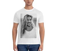 Brad Pitt Graphic T-Shirt T Shirts for Men Pack Korean Fashion T Shirt Men T Shirts White L
