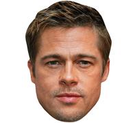 Brad Pitt (Stubble) Big Head. Masque plus grand que nature.