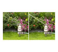 BRADAS Arroseur-canon sur pic WHITE LINE, pic en plastique