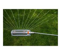 BRADAS Arroseur oscillant WHITE LINE, 18 buses, gris/orange