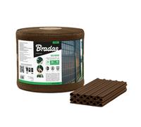 BRADAS Clôture, toile de balcon 19cmx36m, marron BR-TOB2001936BR