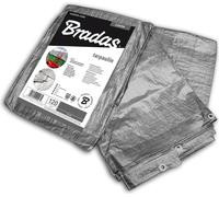 BRADAS Feuille de couverture, renforcée 3x4m, 120g/m² ARGENT BR-PL1203_4