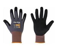 Bradas Gants de travail Flex Grip Sandy, noir/gris, L G