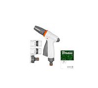 Bradas Kit avec douchette de pulvérisation raccords rapides - Pistolet pulvérisateur Quick White LINE 4536