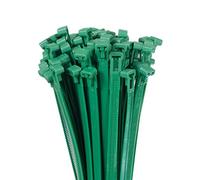 Bradas Lot de 100 Serre-câbles 37x0,76x0,1 cm Vert