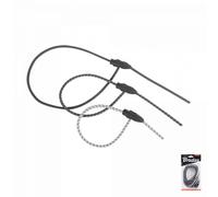 BRADAS Poignées élastiques rétractables réglables, 40-80cm, set de 6 BUNGEE CORD REGULATED BR-BCR-05SET1GY-B