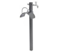 BRADAS Porte-tuyau avec support, raccord de tuyau et robinet BR-AG8300
