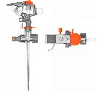 BRADAS Pulse Sprinkler avec tige métallique WHITE LINE BR-WL-6104