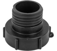 BRADAS Réducteur pour conteneur d'eau IBC, filetage intérieur DN80, filetage extérieur S60x6 BR-IBCS80F-MS60