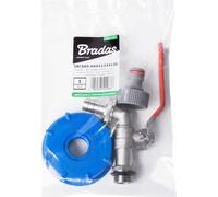 BRADAS Set pour conteneur d'eau IBC, bouchon IBCS60 et valve de jardin GKK04123413Z BR-IBCS60-KK04123413Z