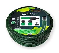 Bradas Set?: Tuyau d'arrosage 20 m Tuyau d'eau 1/2-5 pièces avec pulvérisation Sprint Set