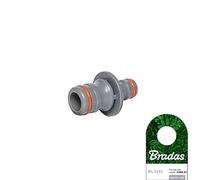 BRADAS Système enfichable réducteur double raccord 1/2" vers 3/4" WL-2202 - Raccord Power Jet - Standard
