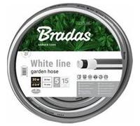 Bradas Tuyau d'arrosage WHITE LINE, 3/4', argent/blanc, 50 m G
