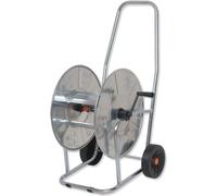Bradas Tuyau Réfrigérable Poignée Fraîche Avec Roues En Aluminium 90Mb 3/4" Zincato