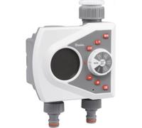 BRADAS WL-3134 Compteur d'eau électronique, 2 voies WHITE LINE BR-WL-3134