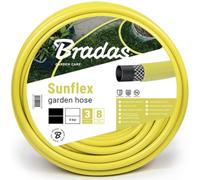 Bradas WMS1/230 Tuyau d'arrosage Jaune 30 m 1/2" 40 x 40 x 14 cm | La conception en PVC multicouche offre souplesse et résistance pour arroser facilement massifs, potager et pelouse.