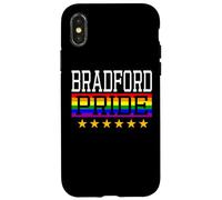 Bradford Pride England Drapeau Arc-en-Ciel Gay Lesbienne Queer LGBT Coque pour iPhone X/XS