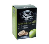 Bradley Apple Flavour Smokers Bisquettes (Pack Of 48)