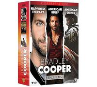Bradley Cooper en 3 films : Happiness Therapy + American Bluff + American Sniper [Édition Limitée]