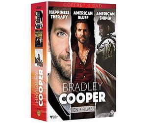 Bradley Cooper en 3 films : Happiness Therapy + American Bluff + American Sniper [Édition Limitée]