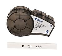 Brady 110893 Noir, Blanc Imprimante d'étiquette adhésive - Étiquettes à imprimer (Noir, Blanc, Imprimante d'étiquette adhésive, Nylon, Transfert thermique, Permanent, Mat)