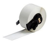 Brady B-595 - Vinyle - brillant - adhésif permanent en acrylique - blanc - Rouleau (2,54 cm x 15,2 m) 1 rouleau(x) étiquettes - pour Brady BMP61, BMP71, M610, M710; BradyPrinter M611 G