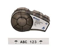 Brady Black on White 6,4m x 12,7mm Polyester, 110897 (Polyester)
