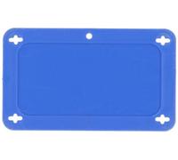 Brady Blank VIP Tags - Small, Blank Blue Utility TAG 1.5X3, 04192